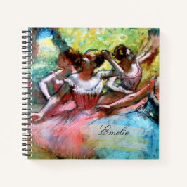 Four Ballerinas von Degas Sketchbook Notizbuch