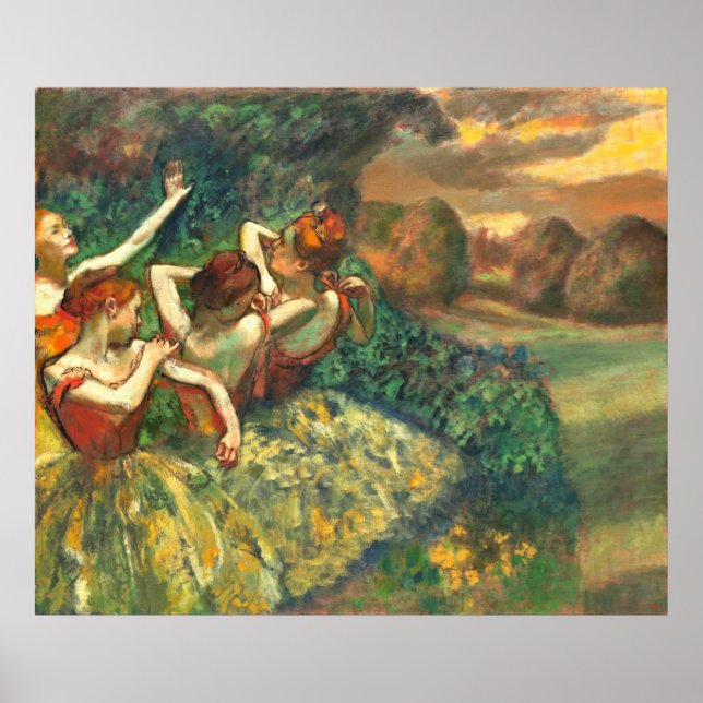 Four Dancers Edgar Degas Poster (Vorne)
