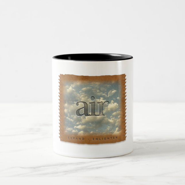 Four Elements - Air - Coffee Mug Zweifarbige Tasse (Mittel)