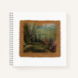 Four Elements - Earth - Journal Notizbuch