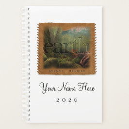 Four Elements - EARTH - Personalized Day Planner Planer