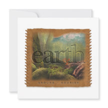 Four Elements - EARTH - Personalized Notecard