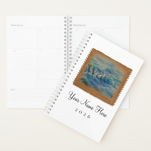Four Elements - WATER - Personalized Day Planner Planer (Anzeige)