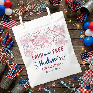 Four Ever Free! 4. Juli Geburtstagsfeier zum 4. Ge Geschenktütchen