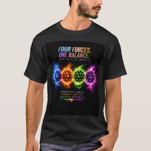 Four Forces One Balance Shirt Feuer Eis Natur En