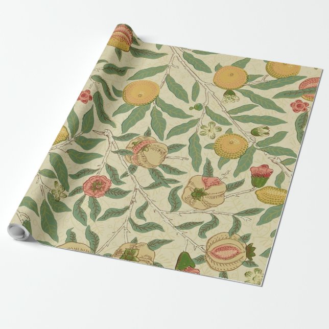 Four Fruit, William Morris Geschenkpapier (Ungerollt)