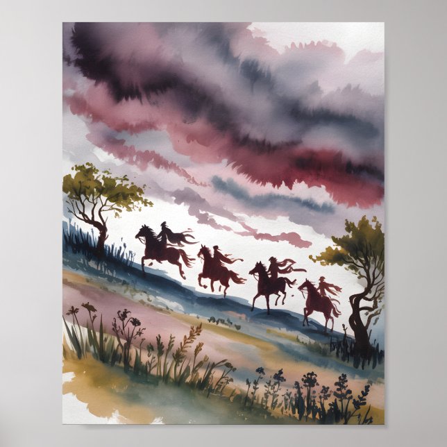 Four Horseman at Dawn Poster (Vorne)