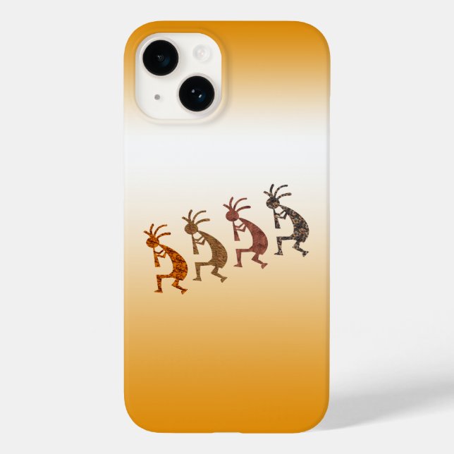 Four Kokopelli Case-Mate iPhone Hülle (Rückseite)