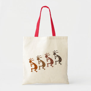 Four Kokopelli Tragetasche