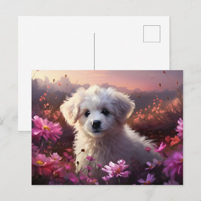 Four-Legged Champion Postkarte (Vorne/Hinten)