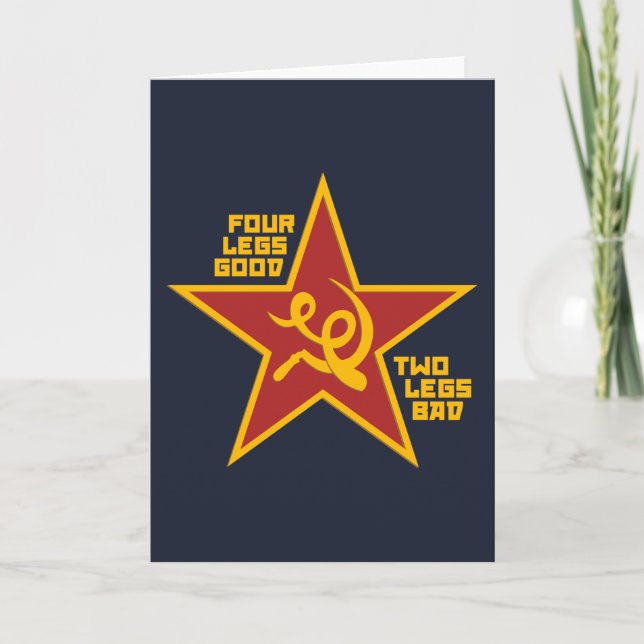 Four legs good karte (Vorderseite)