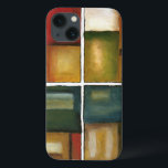 Four Paneled Painting by Jennifer Goldberger Case-Mate iPhone Hülle<br><div class="desc">Give the gift of four paintings in one with this piece by Jennifer Goldberger. This paneled painting exuwarmthanks to the colors used and the simple variety of the subtle changes. Great piece to hang on your wall!</div>