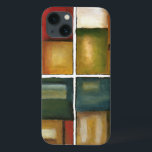 Four Paneled Painting by Jennifer Goldberger Case-Mate iPhone Hülle<br><div class="desc">Give the gift of four paintings in one with this piece by Jennifer Goldberger. This paneled painting exuwarmthanks to the colors used and the simple variety of the subtle changes. Great piece to hang on your wall!</div>