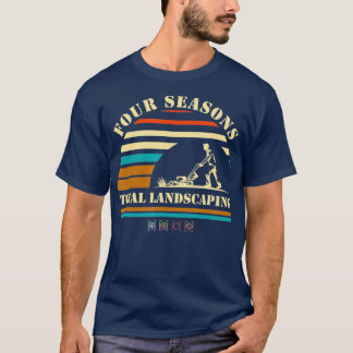 Four Season Total Landscaping Sunset Vintage Für T-Shirt