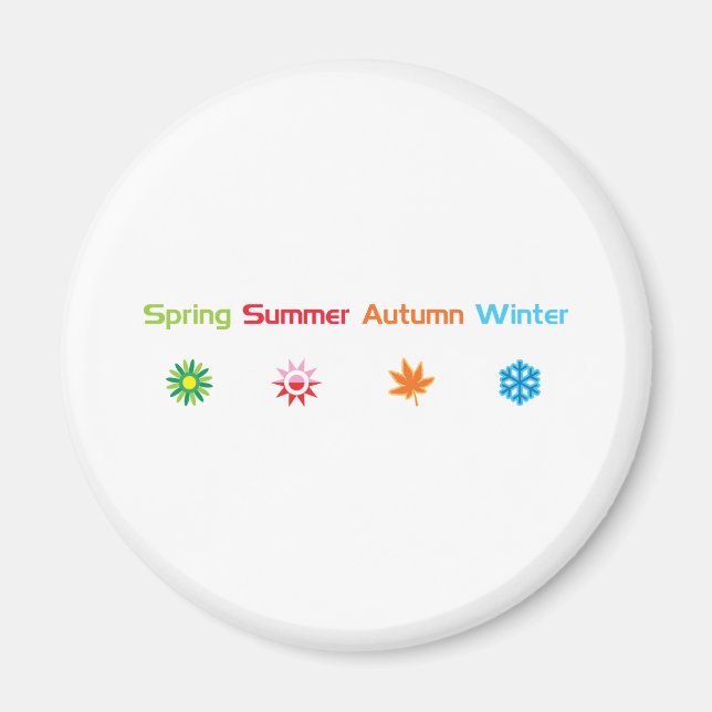 Four Seasons Magnet (Vorne)
