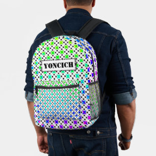 Four Star Circle von Kenneth Yoncich Bedruckter Rucksack