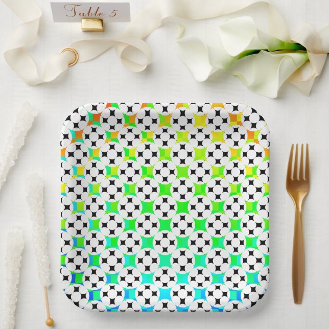 Four Star Circle von Kenneth Yoncich Pappteller (Hochzeit)