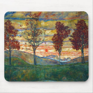 Four Tress Egon Schiele Mousepad