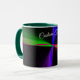 Four-Way Geometric Wave Coffee Mug Tasse