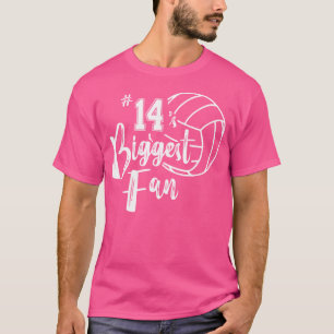 Fourn 14 Größter Fan Volleyball Mama Volleyball Va T-Shirt