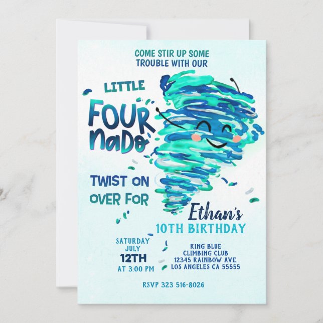 Fournado Einladung (Vorderseite)