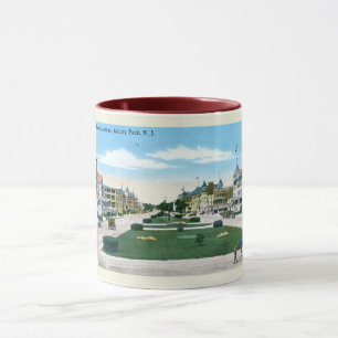 Fourth Ave., Asbury Park NJ im Vintage-Stil Tasse