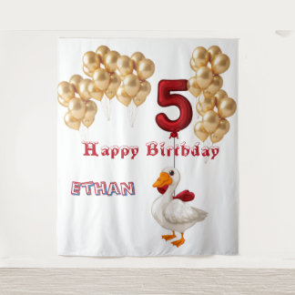 Fourth Birthday Wandteppich