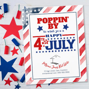 Fourth of July Pop nach Tags Immobilien platzen he Flyer