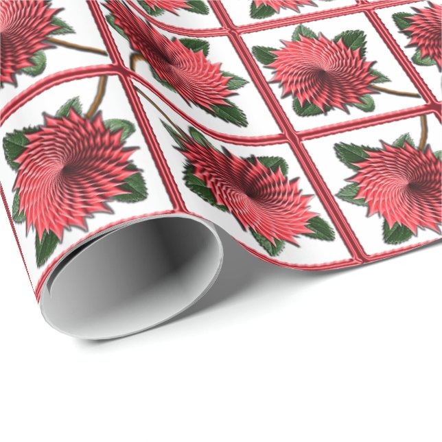 Fourway Valentines Gift Wrap Paper Geschenkpapier (Rolleneckpunkt)
