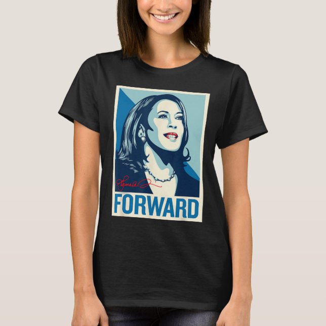 Foward Kamala Portrait T-Shirt (Vorderseite)