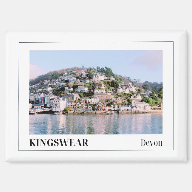 Fowey, Cornwall, England, Großbritannien, Urlaub,  Magnet (Vorderseite)