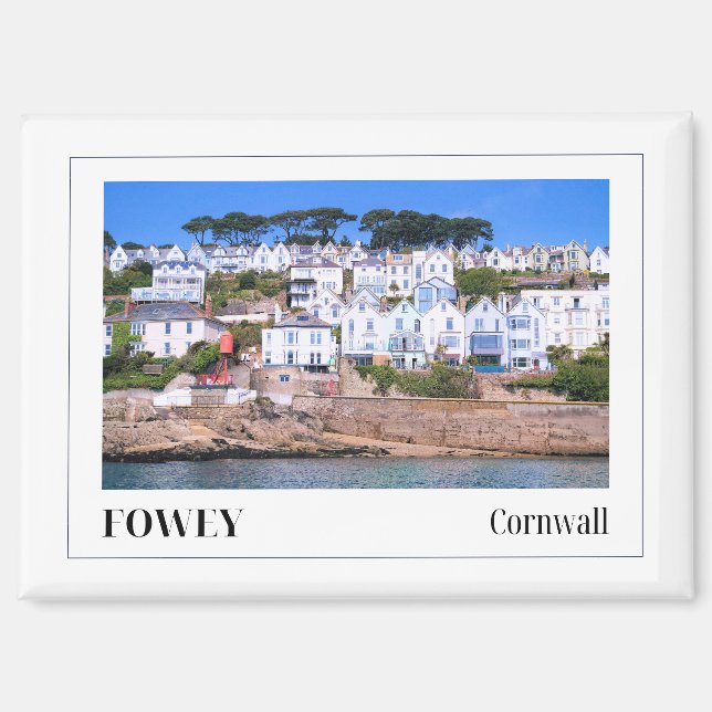 Fowey, Cornwall, England Magnet (Vorderseite)
