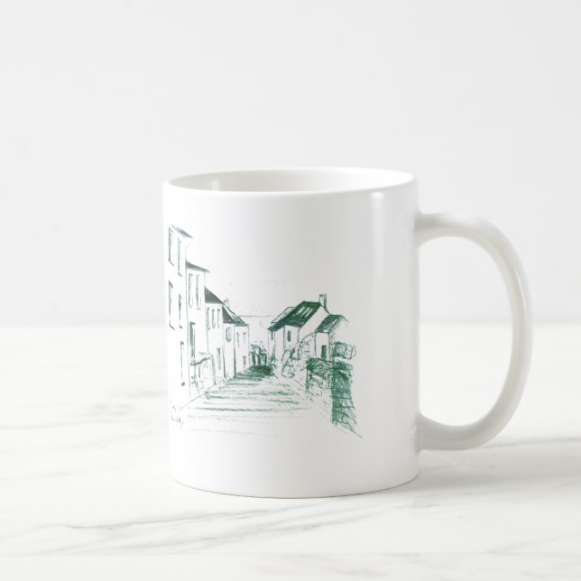 Fowey, Cornwall Kaffeetasse (Rechts)