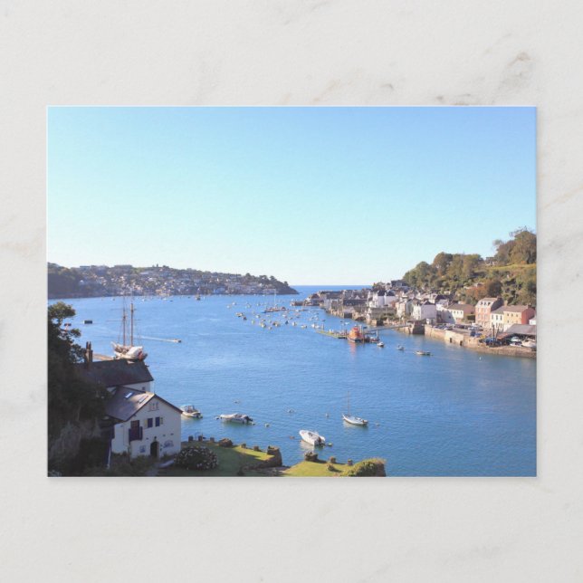 Fowey Postkarte (Vorderseite)