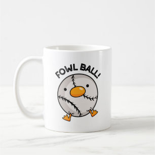 Fowl Ball Funny Sports Puff Kaffeetasse