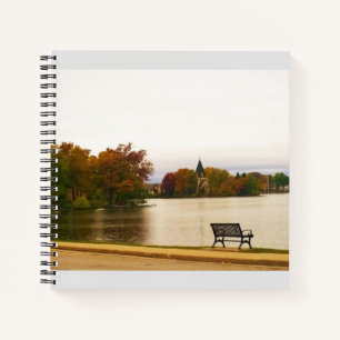 Fowler Lake im Herbst, WI Notizbuch