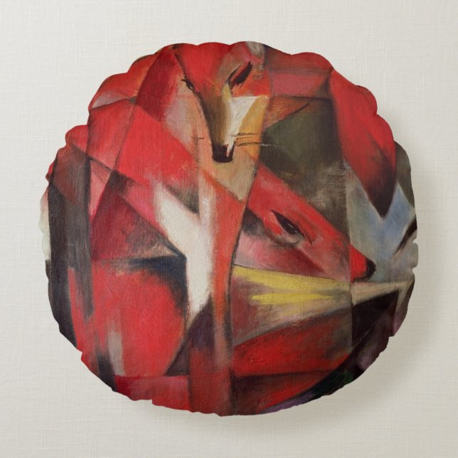 Fox, 1913 2 rundes kissen (Vorderseite)