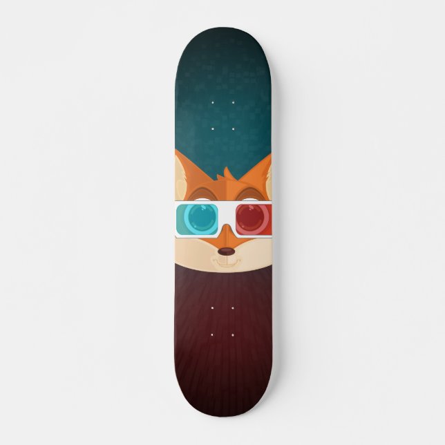 Fox - 3D Skateboard (Vorne)