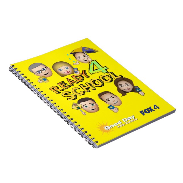 FOX 4 Good Day Emoji Spiral Notebook Notizblock (Rechte Seite)