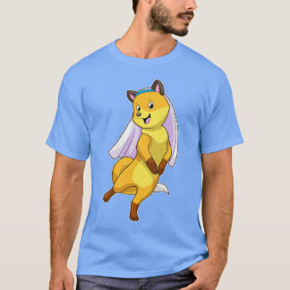 Fox als Brille mit Schleier 2 T-Shirt