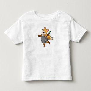 Fox als Friseur mit Schere Kleinkind T-shirt
