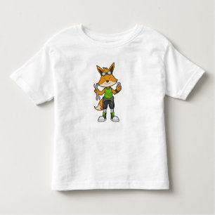 Fox als Mechanik mit Schraubenschlüssel und Nut Kleinkind T-shirt