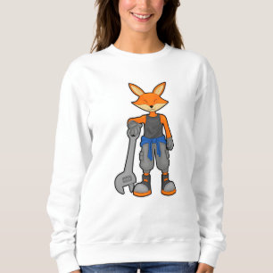 Fox als Mechanik mit Spanner Sweatshirt