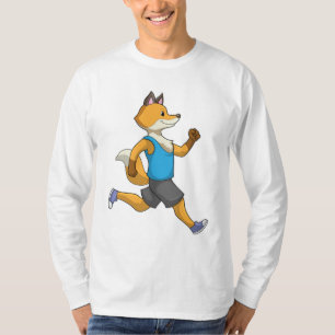 Fox als Runner beim Laufen T-Shirt