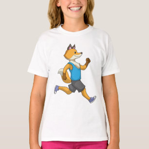 Fox als Runner beim Laufen T-Shirt