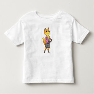 Fox als Sekretär für Kaffee Cup Kleinkind T-shirt