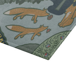 Fox and friends cutting board schneidebrett