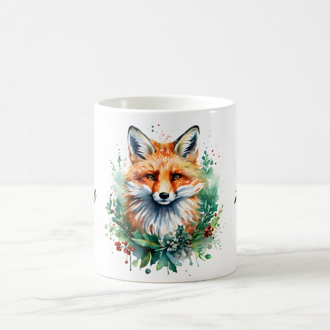 Fox and Holly Kaffeetasse (Mittel)