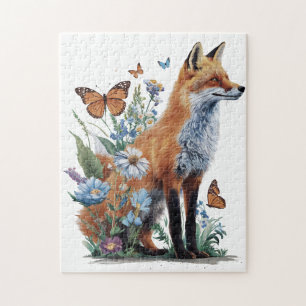 Fox Animal Lovers Forest Puzzle