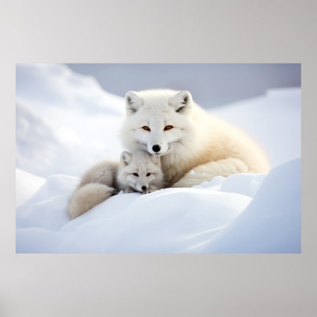 Fox Animal Wild Beauty Freedom Wilderness Mauer Poster (Vorne)